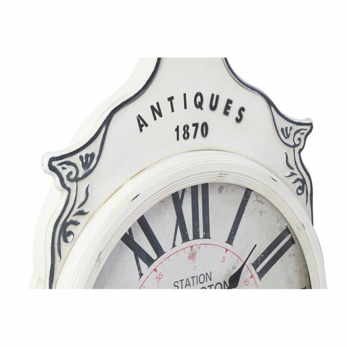 Reloj de Pared DKD Home Decor Blanco Negro Cristal Hierro 61 x 6 x 89 cm (2 Unidades) 1
