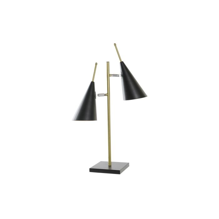 Lampara Sobremesa Moderno DKD Home Decor Negro Dorado 16 x 64 x 38 cm