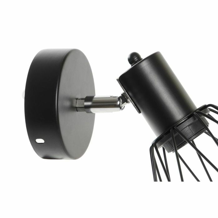 Lámpara de Pared DKD Home Decor Negro Metal 50 W 220 V Urbano 15 x 20 x 22 cm 1