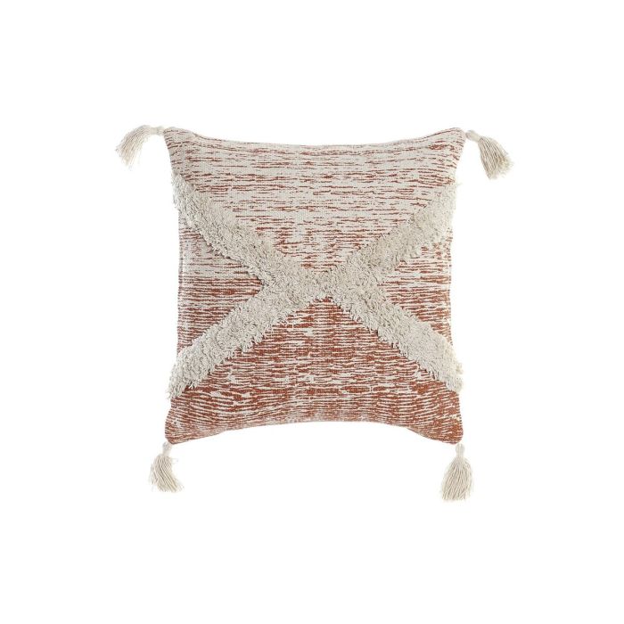 Cojin Urban DKD Home Decor Naranja Beige 10 x 45 x 45 cm