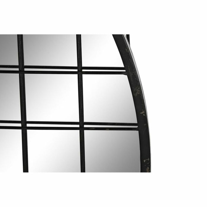 Espejo de pared DKD Home Decor Negro Metal (47,5 x 2,3 x 70 cm) 2
