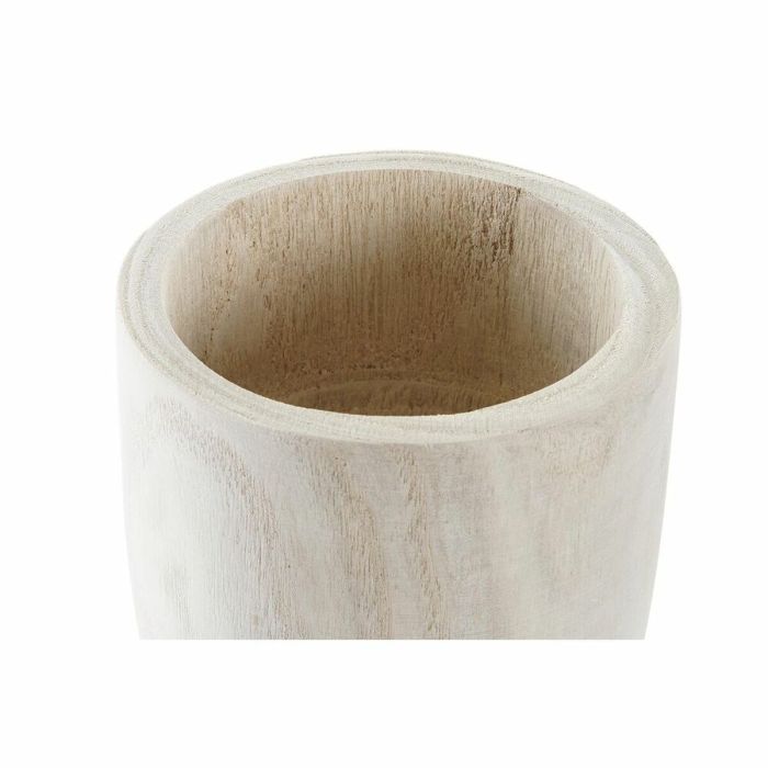 Jarrón DKD Home Decor Marrón Natural 12 x 12 x 25 cm 1