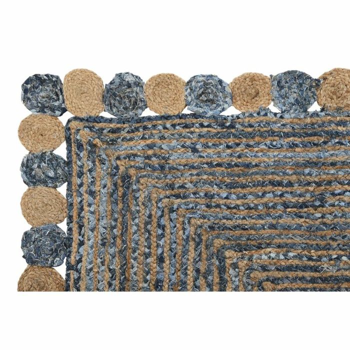 Alfombra DKD Home Decor 2100 gsm Algodón Jute (120 x 180 x 1 cm) 3