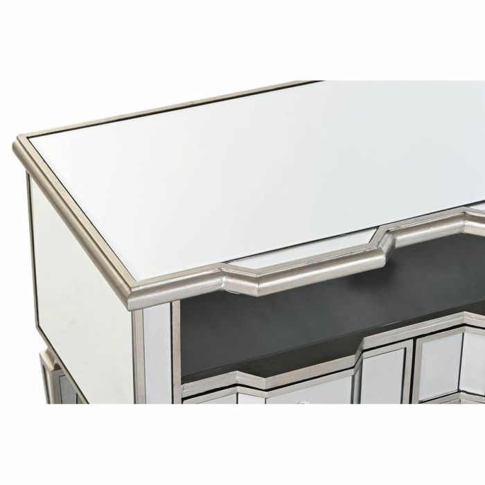 Mueble de TV DKD Home Decor Plateado Espejo MDF (112 x 50 x 45 cm) 6