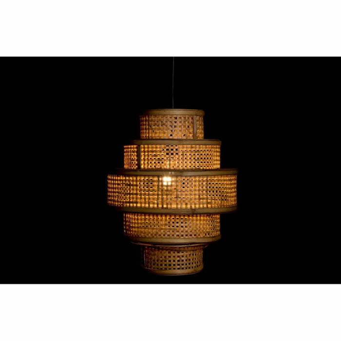 Lámpara de Techo DKD Home Decor Marrón Bambú 50 W 41 x 41 x 48 cm 1