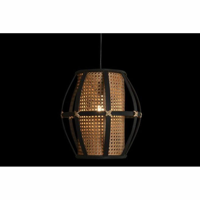 Lámpara de Techo DKD Home Decor Negro Marrón 220 V 50 W (34 x 34 x 35 cm) 1