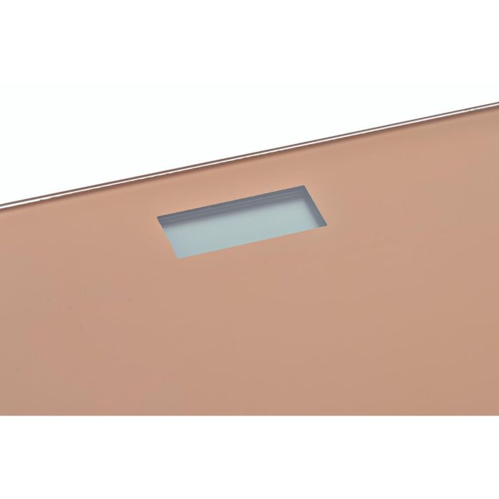 Báscula Digital de Baño DKD Home Decor Gris Naranja Cristal Templado 28 x 28 x 2 cm (2 Unidades) 1