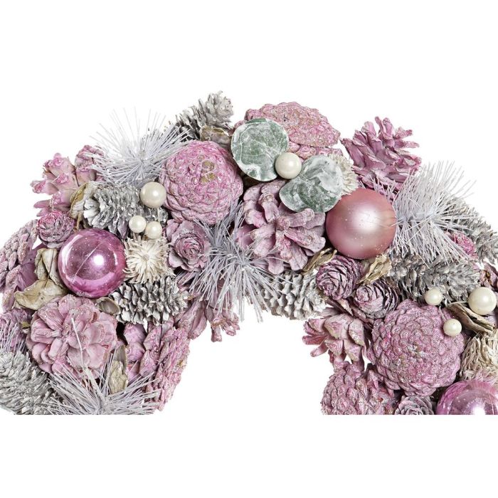 Corona de Navidad DKD Home Decor Piña Poliestireno (34 x 34 x 8,5 cm) 2 Corona de Navidad DKD Home Decor Piña Poliestireno (34 x 34 x 8,5 cm) 2