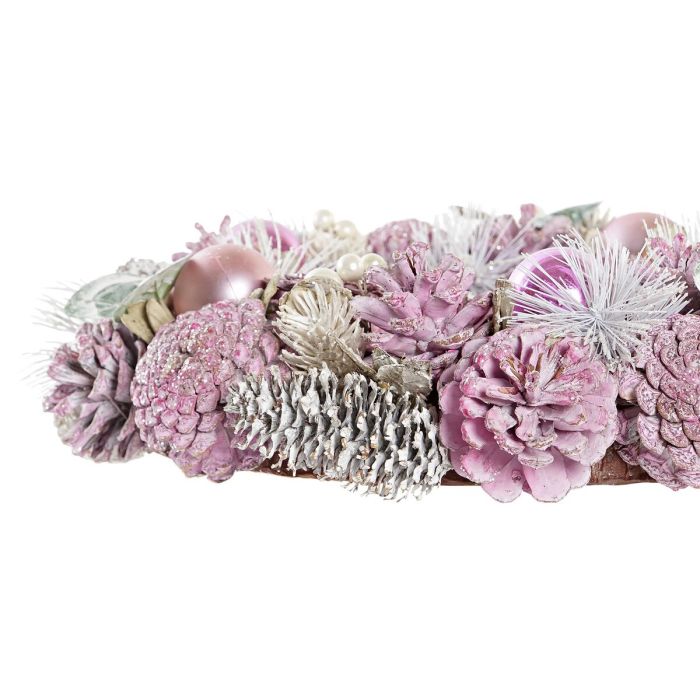 Corona de Navidad DKD Home Decor Piña Poliestireno (34 x 34 x 8,5 cm) 1 Corona de Navidad DKD Home Decor Piña Poliestireno (34 x 34 x 8,5 cm) 1