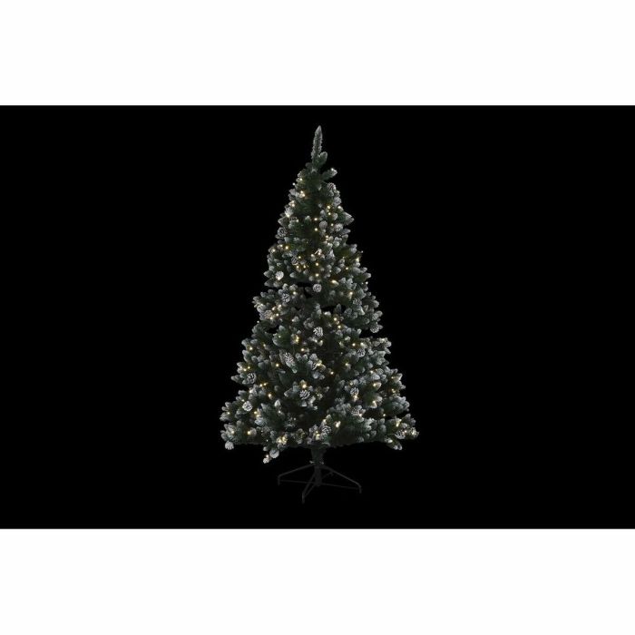 Árbol de Navidad DKD Home Decor Luz LED Verde Metal Polietileno 130 x 130 x 218 cm 6