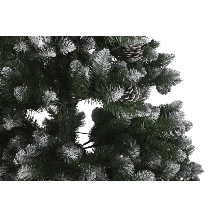 Árbol de Navidad DKD Home Decor Luz LED Verde Metal Polietileno 130 x 130 x 218 cm 5