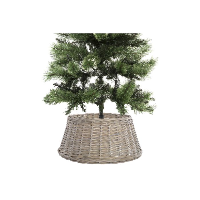 Faldón de árbol de Navidad DKD Home Decor Mimbre (45 x 45 x 24 cm) 1
