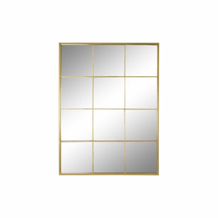 Espejo de pared DKD Home Decor Dorado Cristal Hierro Ventana 90 x 2 x 120 cm 90 x 1,8 x 120 cm Espejo de pared DKD Home Decor Dorado Cristal Hierro Ventana 90 x 2 x 120 cm 90 x 1,8 x 120 cm