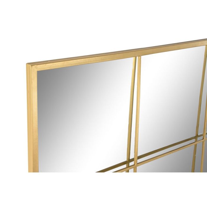 Espejo de pared DKD Home Decor Dorado Cristal Hierro Ventana 90 x 2 x 150 cm 90 x 1,8 x 150 cm 2 Espejo de pared DKD Home Decor Dorado Cristal Hierro Ventana 90 x 2 x 150 cm 90 x 1,8 x 150 cm 2