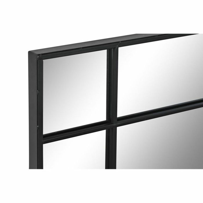 Espejo de pared DKD Home Decor Negro Cristal Hierro 90 x 3 x 90 cm 2 Espejo de pared DKD Home Decor Negro Cristal Hierro 90 x 3 x 90 cm 2