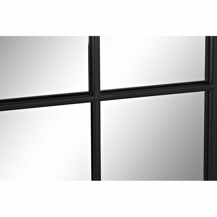 Espejo de pared DKD Home Decor Negro Cristal Hierro 90 x 3 x 90 cm 1 Espejo de pared DKD Home Decor Negro Cristal Hierro 90 x 3 x 90 cm 1