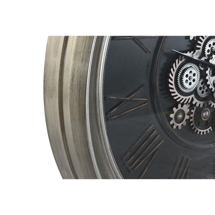 Reloj de Pared DKD Home Decor Negro Champán Cristal Hierro 96 x 14 x 96 cm 1