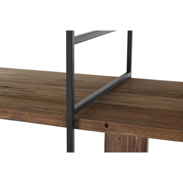 Estantería DKD Home Decor Negro Madera Metal 60 x 16 x 123 cm 