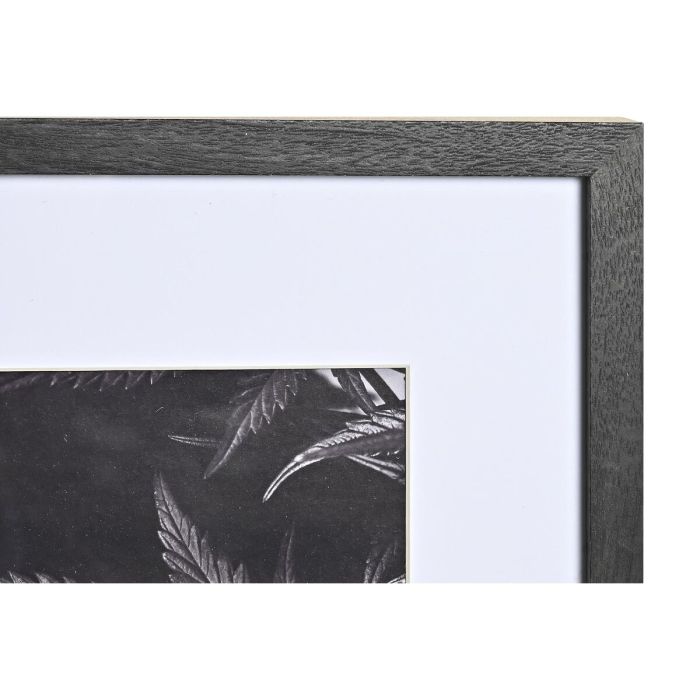 Marco de Fotos DKD Home Decor 33 x 2 x 45 cm Cristal Negro Blanco/Negro Madera MDF (6 Piezas) 1