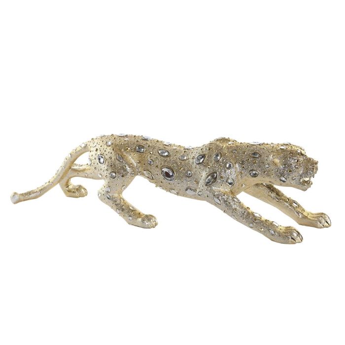 Figura Decorativa DKD Home Decor Dorado Leopardo Colonial 82,5 x 23 x 21 cm 2