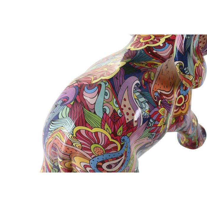 Figura Decorativa DKD Home Decor Multicolor Elefante Moderno 32 x 14,5 x 26 cm (2 Unidades) 1