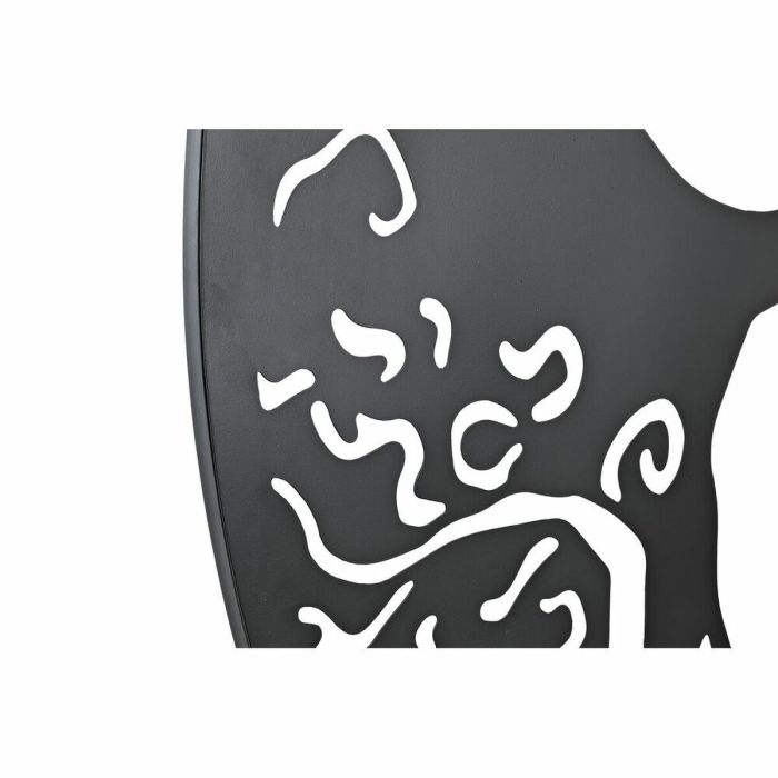 Decoración de Pared DKD Home Decor Negro Metal Oriental (98 x 1 x 98 cm) (100 x 1 x 100 cm) (2 Unidades) 2