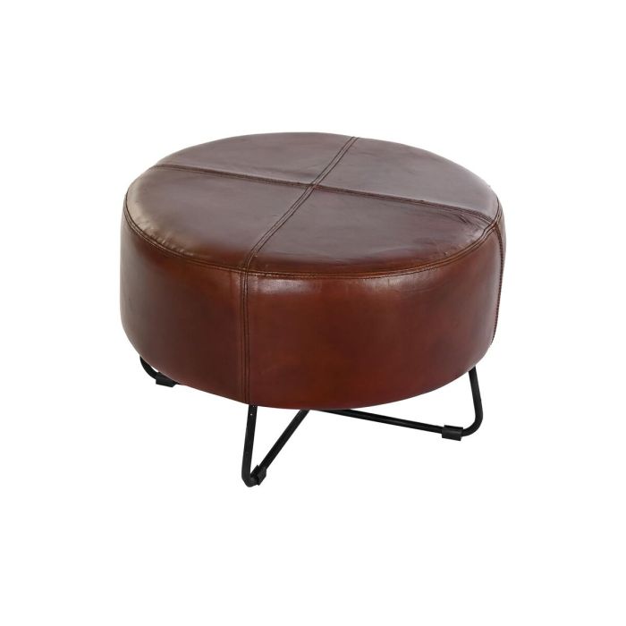 Reposapies Vintage DKD Home Decor Marron Negro 55 x 37 x 55 cm