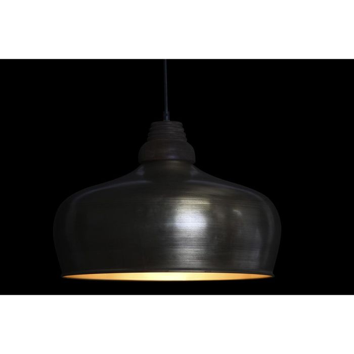 Lámpara de Techo DKD Home Decor 42 x 42 x 33 cm Dorado Metal Madera 50 W 2