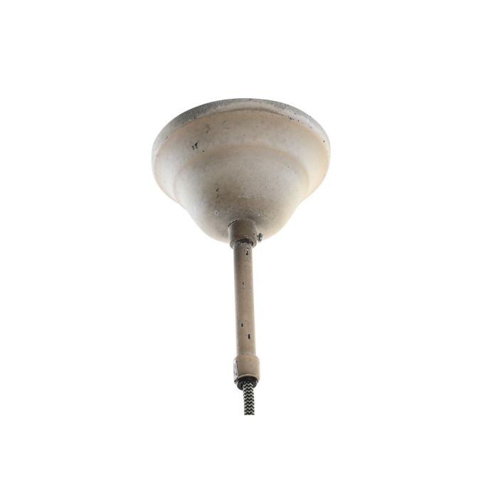 Lámpara de Techo DKD Home Decor Natural Beige Gris oscuro 50 W (37 x 37 x 48 cm) 3
