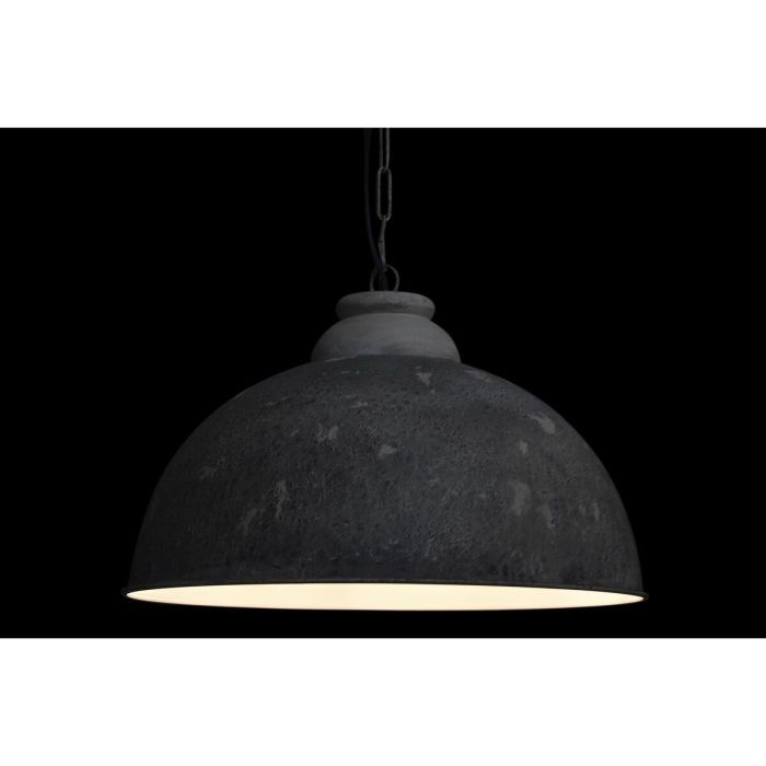 Lámpara de Techo DKD Home Decor Negro Gris Madera Metal 50 W 61 x 61 x 37 cm 1