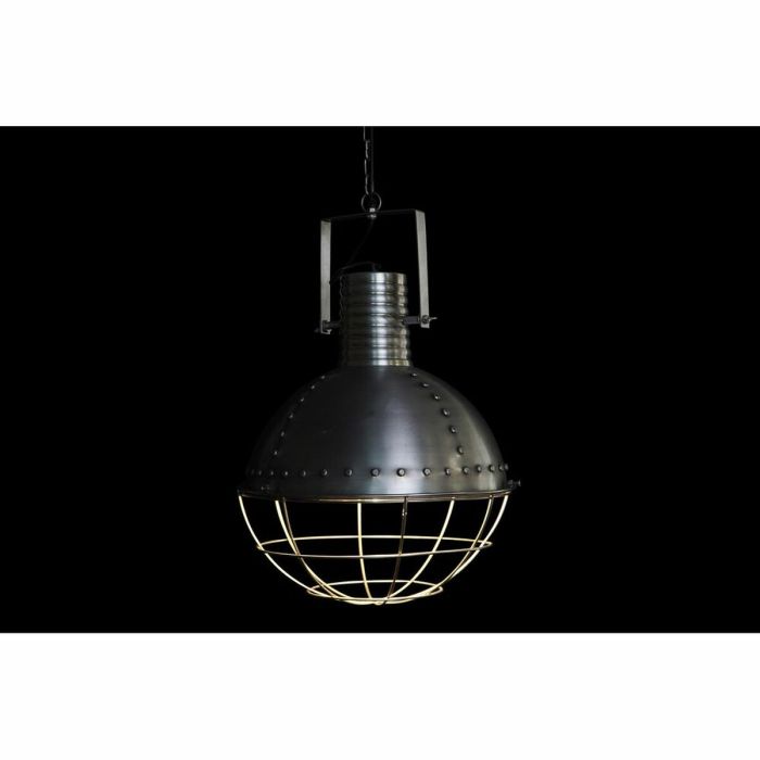 Lámpara de Techo DKD Home Decor Plateado Plata 50 W (43 x 43 x 66 cm) 4
