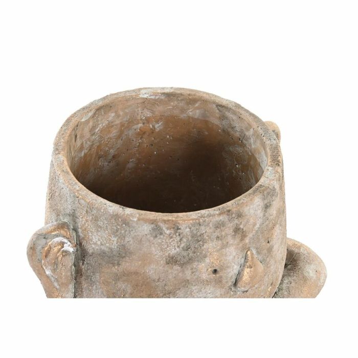 Macetero DKD Home Decor Cara Dorado Cemento Shabby Chic (18 x 20 x 13 cm) 2 Macetero DKD Home Decor Cara Dorado Cemento Shabby Chic (18 x 20 x 13 cm) 2