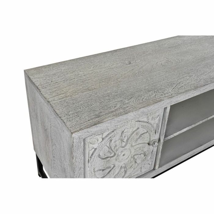 Mueble de TV DKD Home Decor Metal Madera de mango (130 x 40 x 55 cm) 4