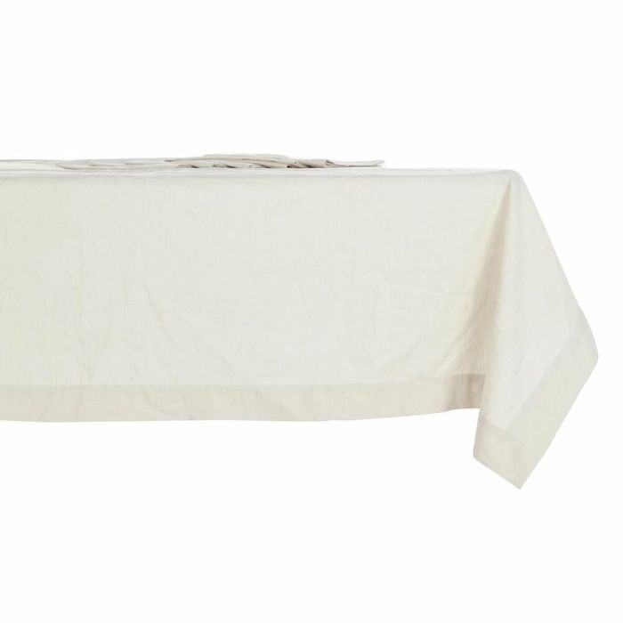 Mantel y servilletas DKD Home Decor Beige (150 x 150 x 150 cm) 2