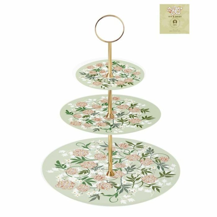 Frutero DKD Home Decor Verde Beige Metal Porcelana Tradicional 27 x 27 x 34 cm 3