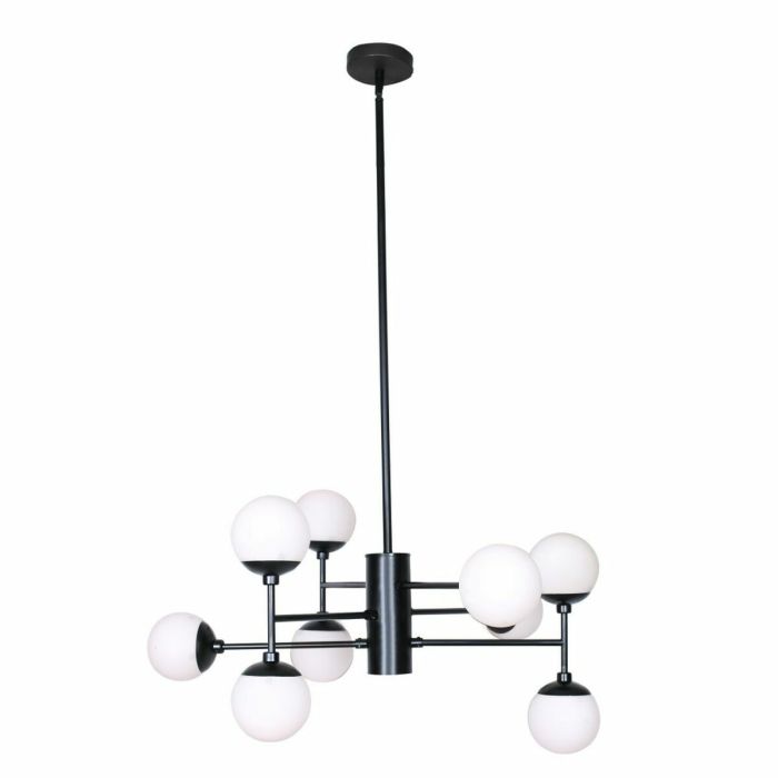 Lámpara de Techo DKD Home Decor Cristal Negro (76.2 x 76.2 x 40.64 cm)