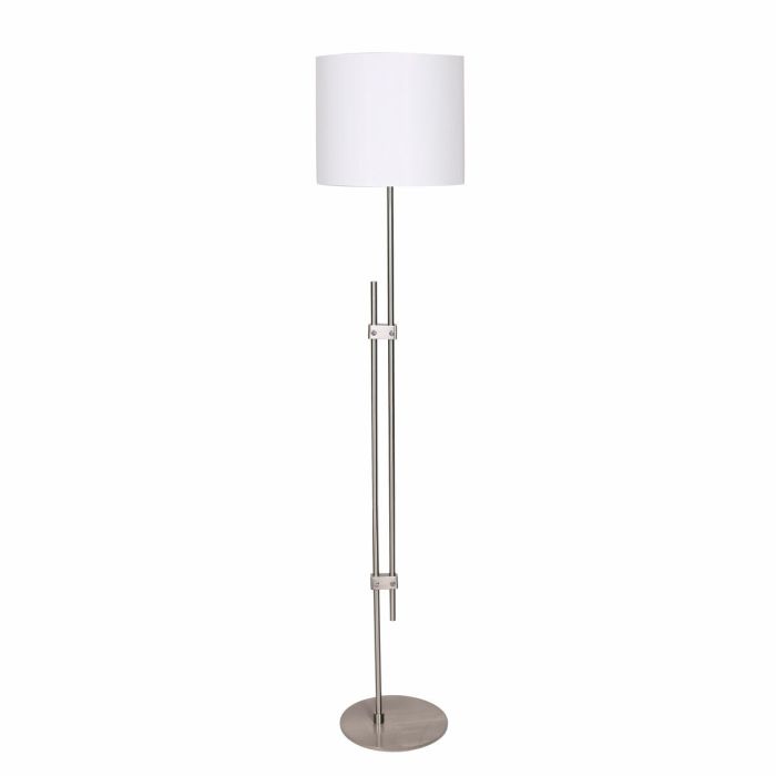 Lámpara de Pie DKD Home Decor Plateado Metal (30 x 30 x 148 cm)