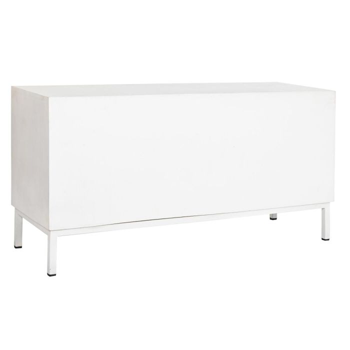 Mueble de TV DKD Home Decor Dorado Metal Blanco Madera de mango 120 x 40 x 60 cm 5