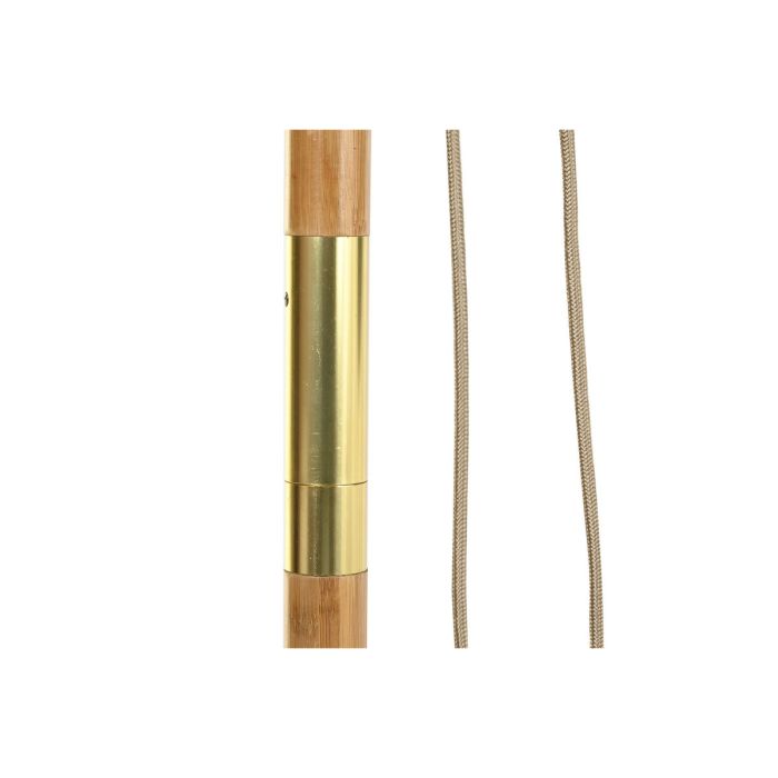 Sombrilla DKD Home Decor Natural Beige Aluminio Bambú (300 x 300 x 230 cm) 4