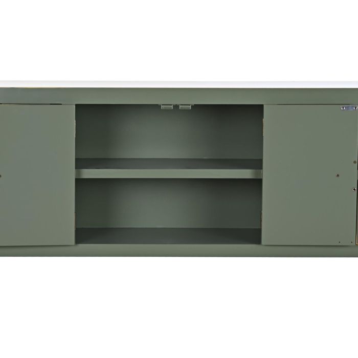 Mueble de TV DKD Home Decor Abeto Metal Madera MDF (130 x 26 x 51 cm) 3