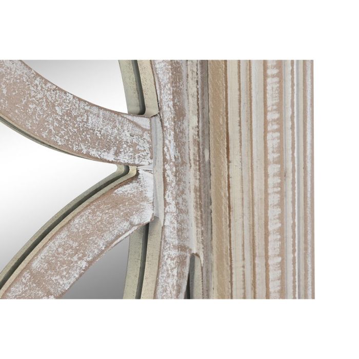 Espejo de pared DKD Home Decor Cristal Blanco Madera MDF Decapé (60 x 2,5 x 180 cm) 1