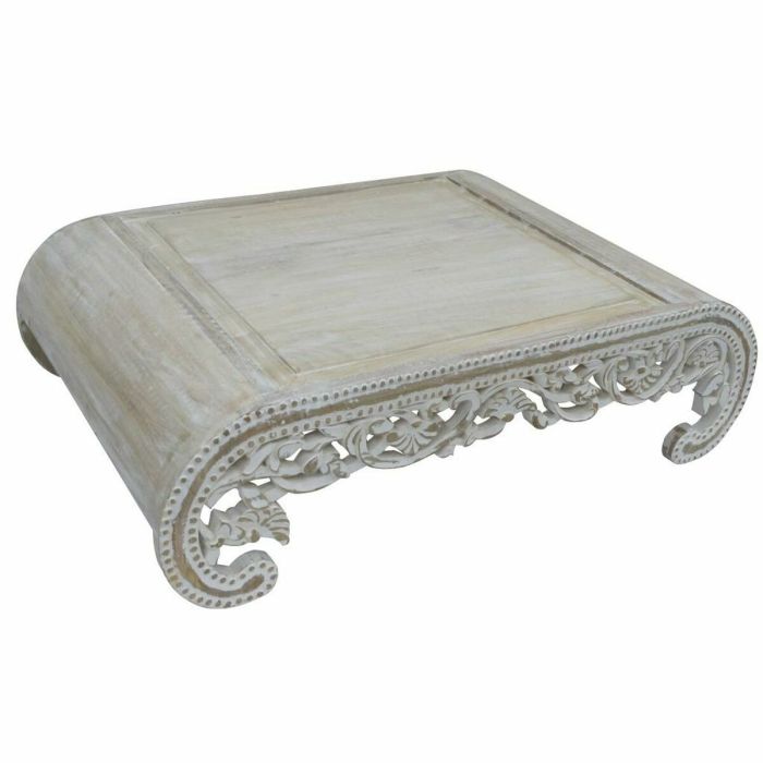 Mesita Auxiliar Indio DKD Home Decor Blanco 83.8 x 35.5 x 121 cm