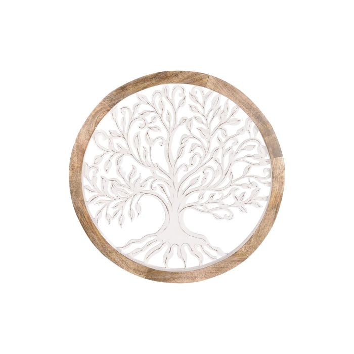 Decoración de Pared DKD Home Decor Árbol Marrón Blanco Madera de mango Madera MDF (63 x 3 x 63 cm) 0 Decoración de Pared DKD Home Decor Árbol Marrón Blanco Madera de mango Madera MDF (63 x 3 x 63 cm) 0