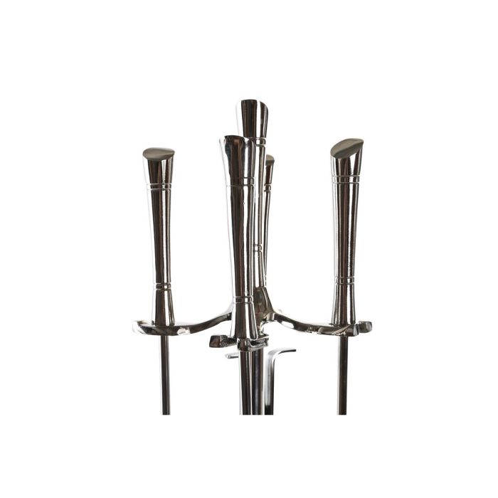 Utensilios para Chimenea DKD Home Decor Acero Inoxidable Aluminio (20 x 20 x 78 cm) 2