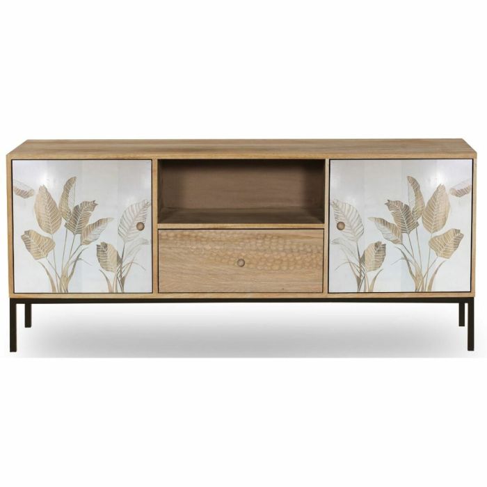 Mueble de TV DKD Home Decor Metal Madera de mango (140 x 40 x 50 cm) 6