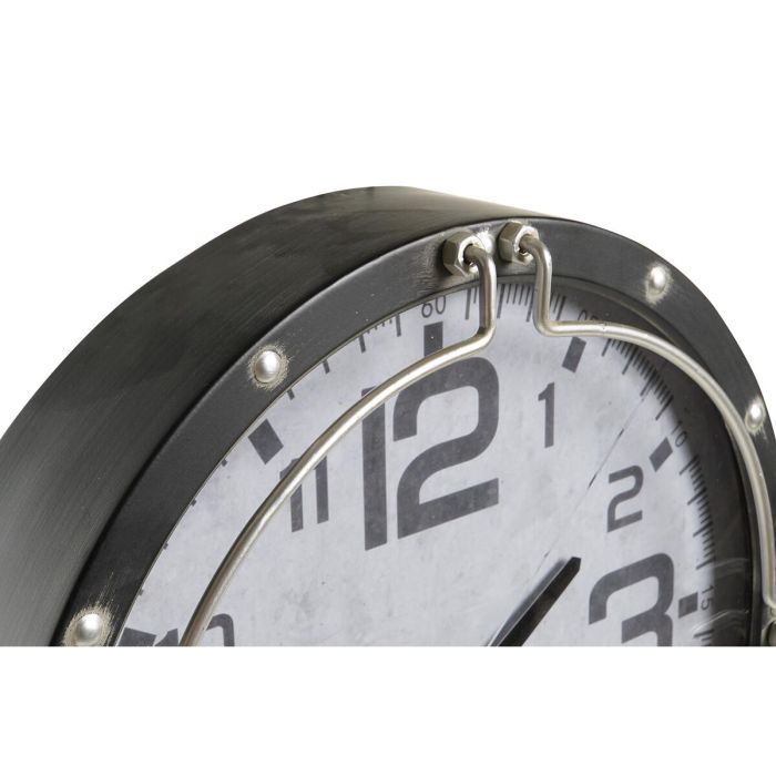 Reloj de Pared DKD Home Decor 40,5 x 10 x 40,5 cm Cristal Hierro (2 Unidades) 2