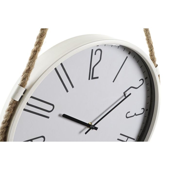 Reloj de Pared DKD Home Decor 40 x 4,5 x 55 cm Cuerda Hierro (2 Unidades) 4