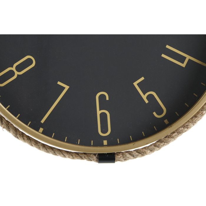 Reloj de Pared DKD Home Decor 40 x 4,5 x 55 cm Cuerda Hierro (2 Unidades) 3