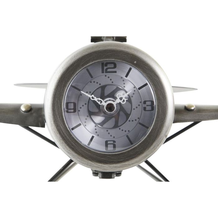 Reloj de Mesa DKD Home Decor Avión Hierro (42 x 23 x 14 cm) 4