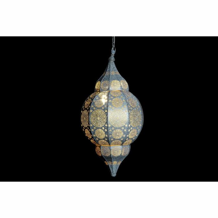 Lámpara de Techo DKD Home Decor Dorado Blanco Hierro 50 W (31 x 31 x 64 cm) 1